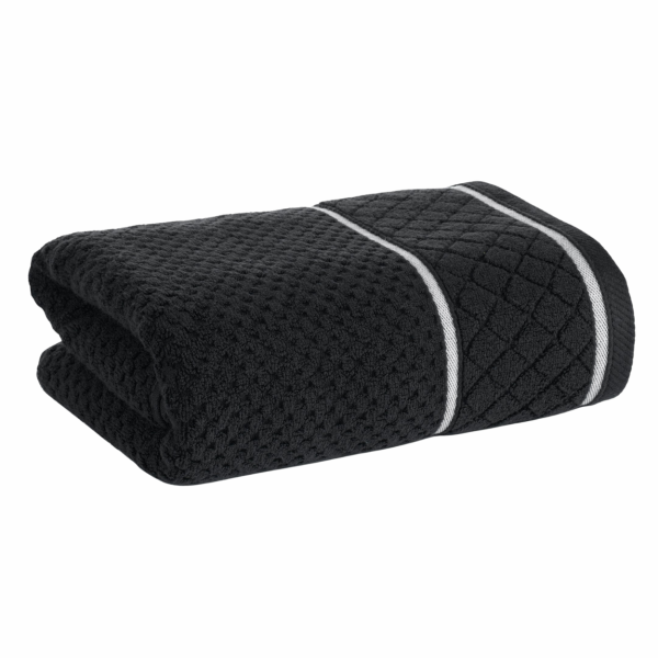 Ręcznik do rąk FAVORI bawełniany czarny 30x50 cm miękki i chłonny 951206