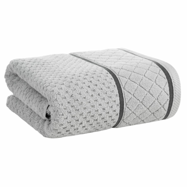 Ręcznik do rąk FAVORI bawełniany srebrny 30x50 cm miękki i chłonny 951193