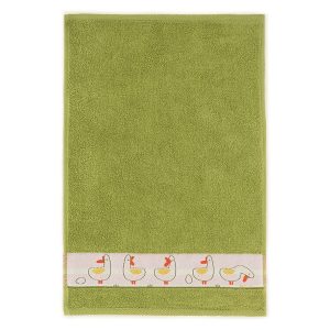 Ręcznik do rąk Kaczki 30×50 cm zielony 53144 Ręcznik do rąk Kaczki 30×50 cm zielony 53144