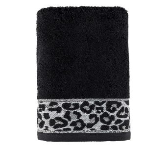 Ręcznik do rąk Leopard 50×90 cm czarny 48514 Ręcznik do rąk Leopard 50×90 cm czarny 48514