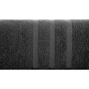 Ręcznik do rąk Milo 50×90 cm czarny 510206 Ręcznik do rąk Milo 50×90 cm czarny 510206