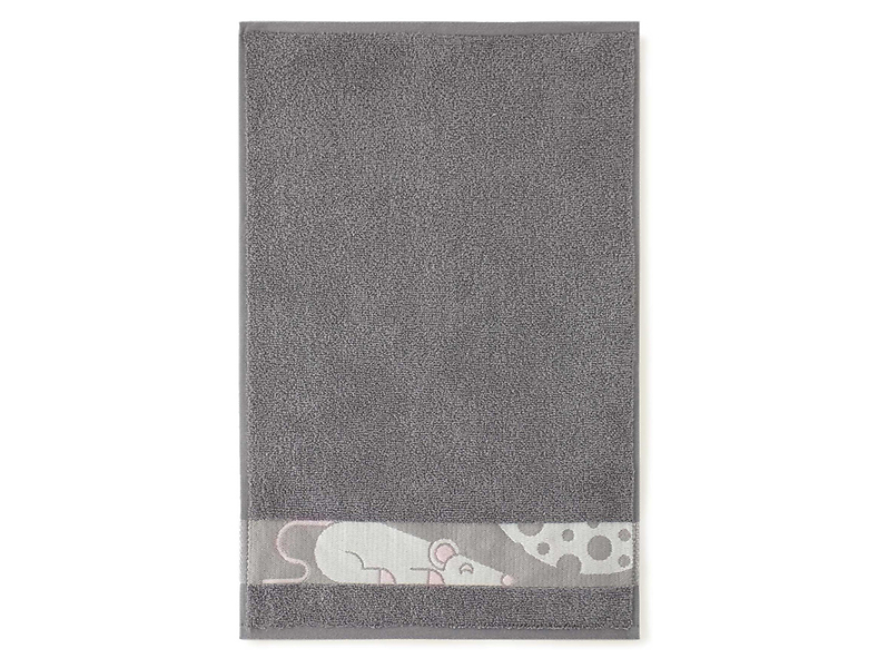 Ręcznik do rąk Mysz 30x50 cm szary 53147