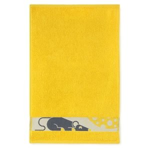 Ręcznik do rąk Mysz 30×50 cm żółty 53146 Ręcznik do rąk Mysz 30×50 cm żółty 53146