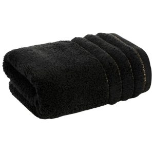 Ręcznik do rąk NADINE 30×50 cm czarny 100% bawełna Zero Twist 500 g/m² 1031051 Ręcznik do rąk NADINE 30×50 cm czarny 100% bawełna Zero Twist 500 g/m² 1031051