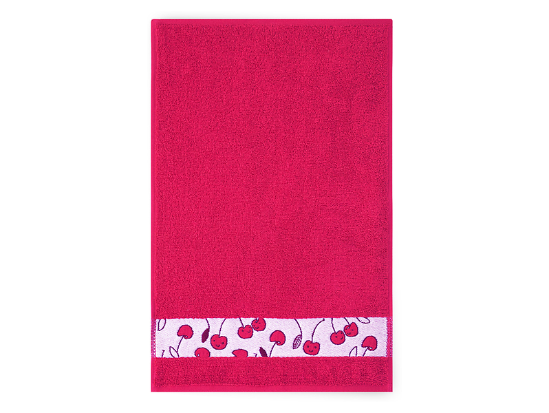 Ręcznik do rąk Wiśnia 30x50 cm różowy 53141