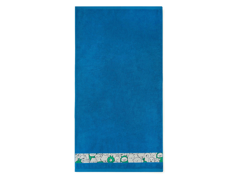 Ręcznik do rąk Zwierzaki 50x70 cm niebieski 51029