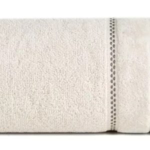 Ręcznik Dona 30×50 03 beżowy z welurową bordiurą frotte 500 g/m2 1000715 Ręcznik Dona 30×50 03 beżowy z welurową bordiurą frotte 500 g/m2 1000715