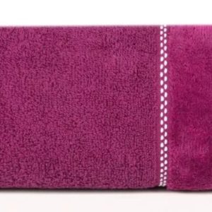Ręcznik Dona 30×50 13 amarantowy z welurową bordiurą frotte 500 g/m2 988101 Ręcznik Dona 30×50 13 amarantowy z welurową bordiurą frotte 500 g/m2 988101