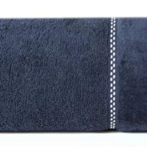 Ręcznik Dona 50×90 10 granatowy z welurową bordiurą frotte 500 g/m2 988128 Ręcznik Dona 50×90 10 granatowy z welurową bordiurą frotte 500 g/m2 988128