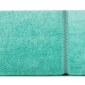 Ręcznik Dona 50×90 12 miętowy z welurową bordiurą frotte 500 g/m2 988122 Ręcznik Dona 50×90 12 miętowy z welurową bordiurą frotte 500 g/m2 988122