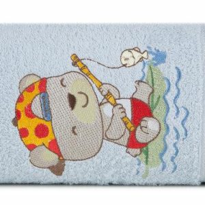 Ręcznik dziecięcy 50×90 Baby niebieski miś 450g/m2 767724