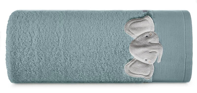 Ręcznik dziecięcy 50x90 Baby niebieski Słonik 480g/m2 767743
