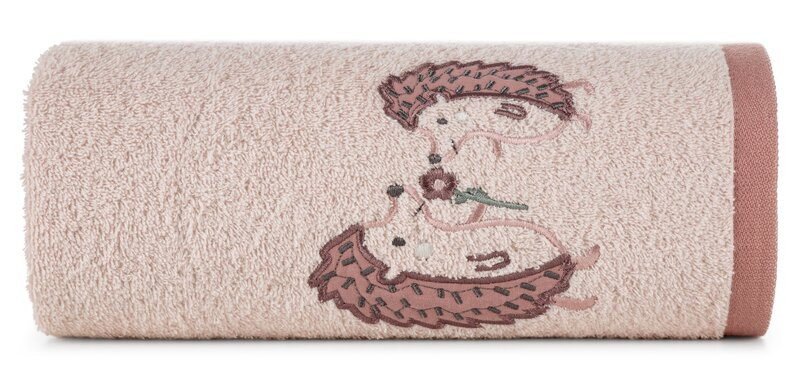 Ręcznik dziecięcy 50x90 Baby różowy jeż 450g/m2 767750