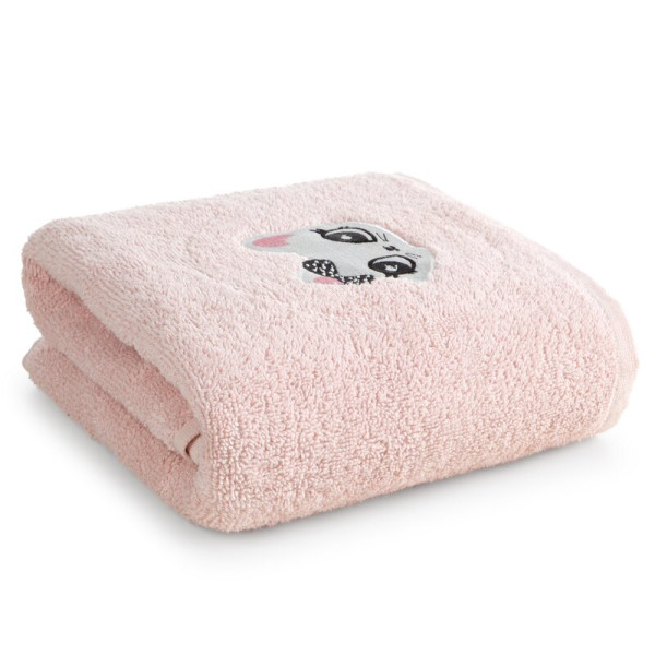 Ręcznik dziecięcy 50x90 Baby różowy kotek 450 g/m2 767732