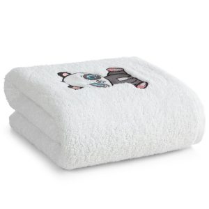 Ręcznik dziecięcy 70×140 Baby 73 biały panda 450 g/m2 988521