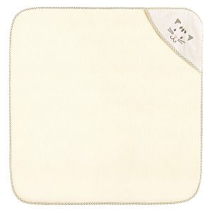 Ręcznik dziecięcy z kapturkiem Kotek 90×90 cm ecru 53119 Ręcznik dziecięcy z kapturkiem Kotek 90×90 cm ecru 53119