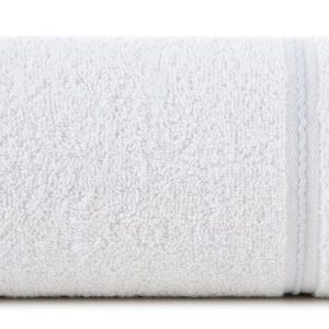 Ręcznik Emina 30×50 biały zdobiony stebnowaną bordiurą 500 g/m2 766793 Ręcznik Emina 30×50 biały zdobiony stebnowaną bordiurą 500 g/m2 766793