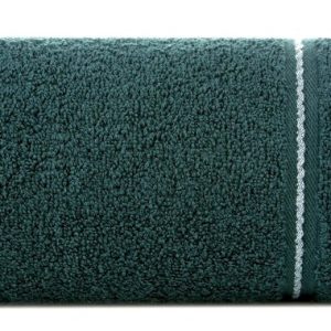 Ręcznik Emina 70×140 turkusowy zdobiony stebnowaną bordiurą 500 g/m2 766760