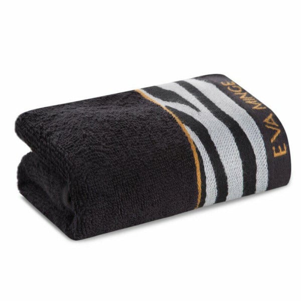 Ręcznik Eva 30x50 czarny frotte bawełniany 500 g/m2 Eva Minge 771350
