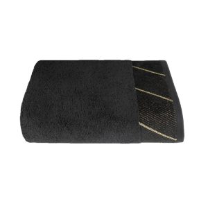 Ręcznik Evita 70 × 140 cm czarny 964768 Ręcznik Evita 70 × 140 cm czarny 964768