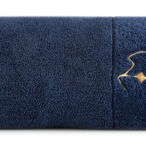 Ręcznik Gaja 70×140 granatowy frotte 550 g/m2 frotte Eva Minge 771840 Ręcznik Gaja 70×140 granatowy frotte 550 g/m2 frotte Eva Minge 771840