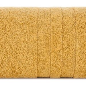 Ręcznik Gala 50×90 musztardowy zdobiony błyszczącą nicią 500 g/m2 767796 Ręcznik Gala 50×90 musztardowy zdobiony błyszczącą nicią 500 g/m2 767796