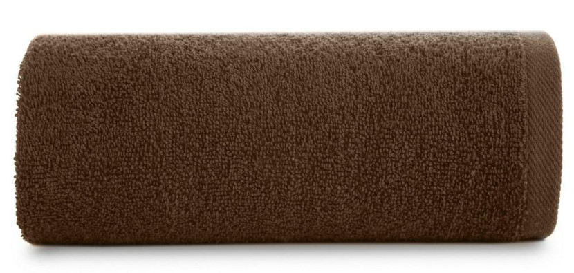 Ręcznik Gładki 50x100 brązowy 500 g/m2 frotte 767613