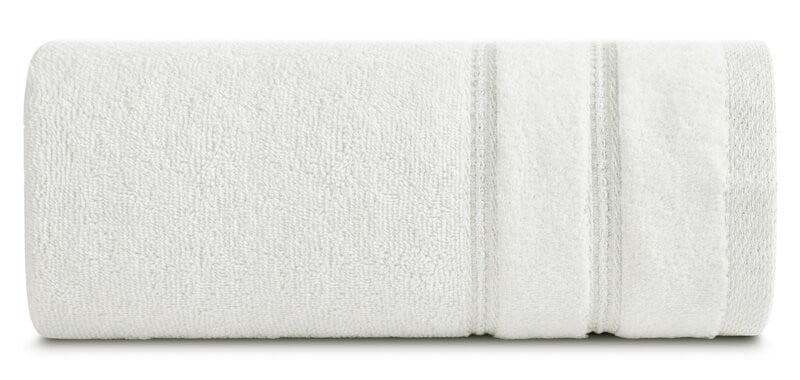 Ręcznik Glory 50x90 kremowy z bordiurą i błyszczącą nicią 500 g/m2 767822