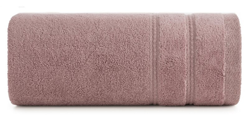 Ręcznik Glory 50x90 lilowy z bordiurą i błyszczącą nicią 500 g/m2 767815