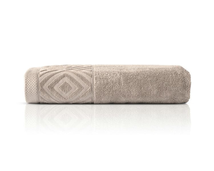 Ręcznik kąpielowy bawełniany Paula 70x140 beżowy jasny 550 g/m2 963856