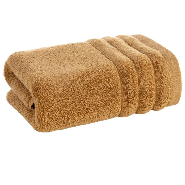 Ręcznik kąpielowy Nadine 70x140 cm musztardowy bawełna 500 g Zero Twist 1031058