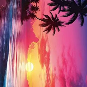 Ręcznik kąpielowy plażowy 100×180 Zachód Słońca 730309 Ręcznik kąpielowy plażowy 100×180 Zachód Słońca 730309