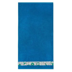 Ręcznik kąpielowy Zwierzaki 70×130 cm niebieski 51030