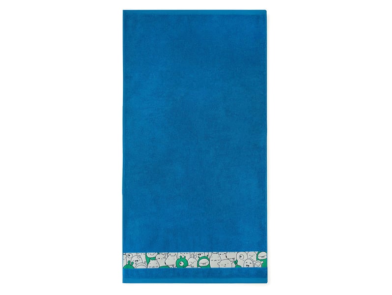 Ręcznik kąpielowy Zwierzaki 70x130 cm niebieski 51030