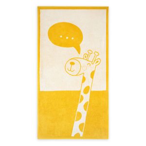 Ręcznik kąpielowy Żyrafa 70×130 cm szary 53123