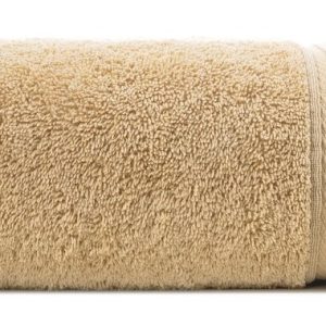 Ręcznik Kely 50×90 beżowy jasny z ozdobną bordiurą w pasy 500 g/m2 769932 Ręcznik Kely 50×90 beżowy jasny z ozdobną bordiurą w pasy 500 g/m2 769932