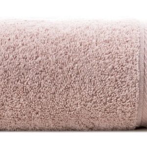 Ręcznik Kely 50×90 pudrowy z ozdobną bordiurą w pasy 500 g/m2 769970 Ręcznik Kely 50×90 pudrowy z ozdobną bordiurą w pasy 500 g/m2 769970