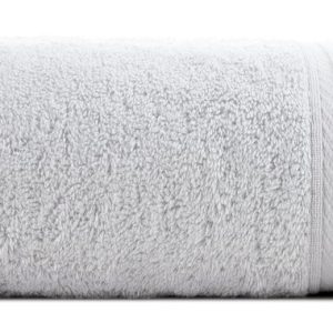 Ręcznik Kely 50×90 srebrny z ozdobną bordiurą w pasy 500 g/m2 769984 Ręcznik Kely 50×90 srebrny z ozdobną bordiurą w pasy 500 g/m2 769984