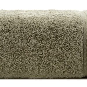 Ręcznik Kely 70×140 oliwkowy z ozdobną bordiurą w pasy 500 g/m2 770048 Ręcznik Kely 70×140 oliwkowy z ozdobną bordiurą w pasy 500 g/m2 770048