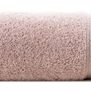 Ręcznik Kely 70×140 pudrowy z ozdobną bordiurą w pasy 500 g/m2 770077 Ręcznik Kely 70×140 pudrowy z ozdobną bordiurą w pasy 500 g/m2 770077