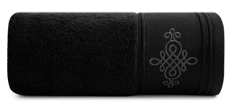 Ręcznik Klas2 70x140 czarny 600 g/m2 770057