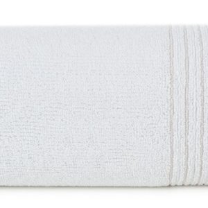 Ręcznik Lari 30×50 biały z bordiurą i błyszczącą nicią 500 g/m2 772879 Ręcznik Lari 30×50 biały z bordiurą i błyszczącą nicią 500 g/m2 772879