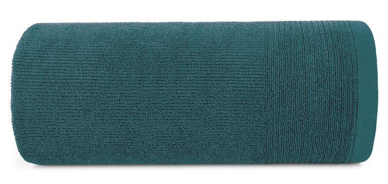Ręcznik Lari 50x90 turkusowy z bordiurą i błyszczącą nicią 500 g/m2 772882