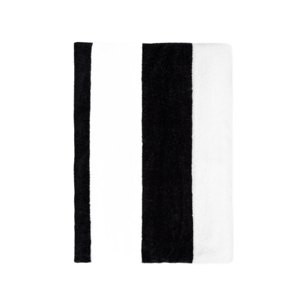 Ręcznik LAWENA w czarno-białe pasy 70x130 cm HOMLA 959860
