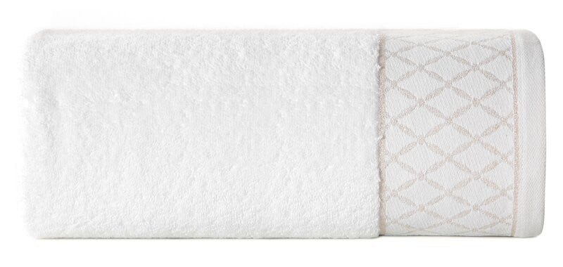 Ręcznik Layla 30x50 biały 500 g/m2 frotte bawełniany 771795