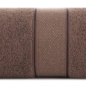 Ręcznik Liana 30×50 brązowy ciemny z błyszczącą nicią 500 g/m2 772228 Ręcznik Liana 30×50 brązowy ciemny z błyszczącą nicią 500 g/m2 772228