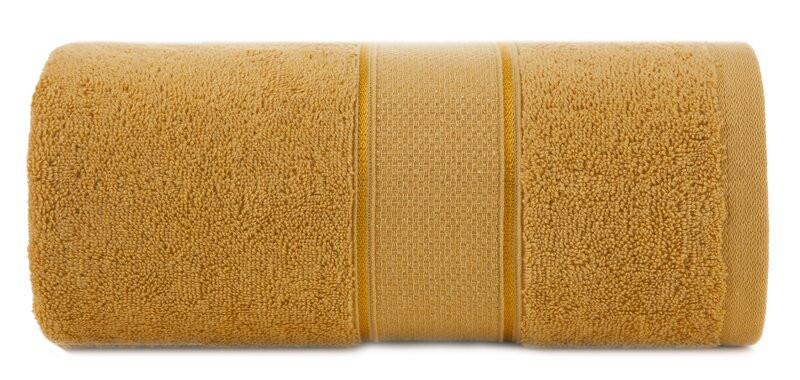 Ręcznik Liana 50x90 musztardowy z błyszczącą nicią 500 g/m2 772245