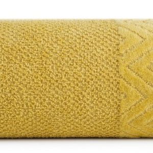 Ręcznik Loren 50×90 musztardowy 500g/m2 frotte 771751
