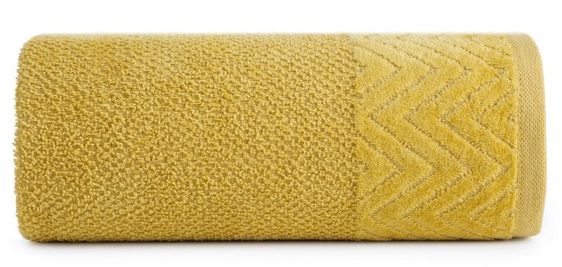 Ręcznik Loren 50x90 musztardowy 500g/m2 frotte 771751
