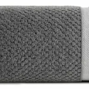 Ręcznik Madlen 5 30×50 stalowy zdobiony bordiurą frotte 500 g/m2 988141 Ręcznik Madlen 5 30×50 stalowy zdobiony bordiurą frotte 500 g/m2 988141